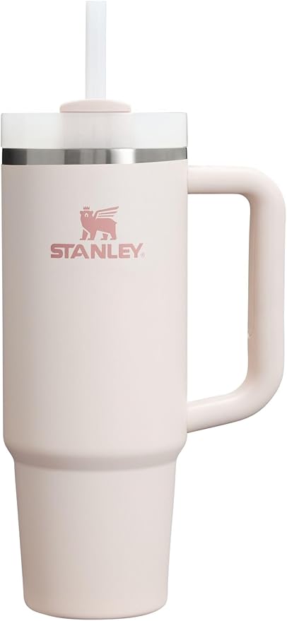 STANLEY Quencher H2.0 Tumbler with Handle and Straw 30 oz - Rose Quartz 2.0